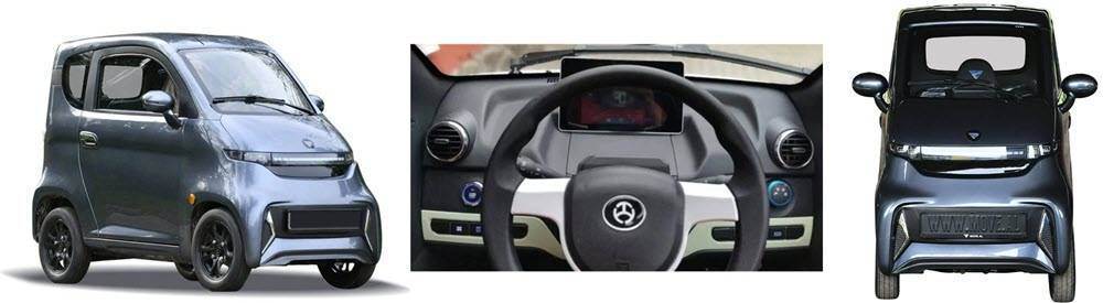 kleine elektrische auto voor senioren.
